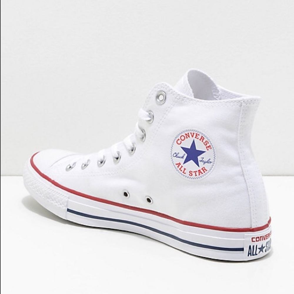 White Allstar High top Converse